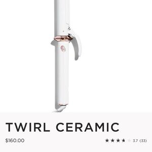 T3 Twirl Ceramic in White and Rose Gold